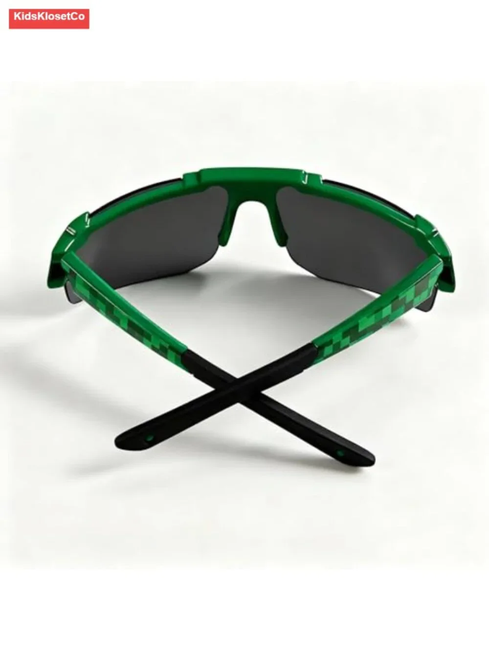 Kids Pixelated Gamer Sunglasses Boys Girls Ages 3-10 Cool 8-Bit Style Polarized